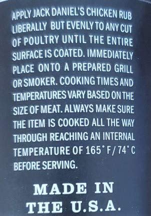 Jack Daniels Seasoning Rub Chicken, 6 oz