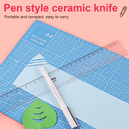winnereco Papel de pintura de diamante caneta cerâmica cortador de papel lâmina utilitária segurança