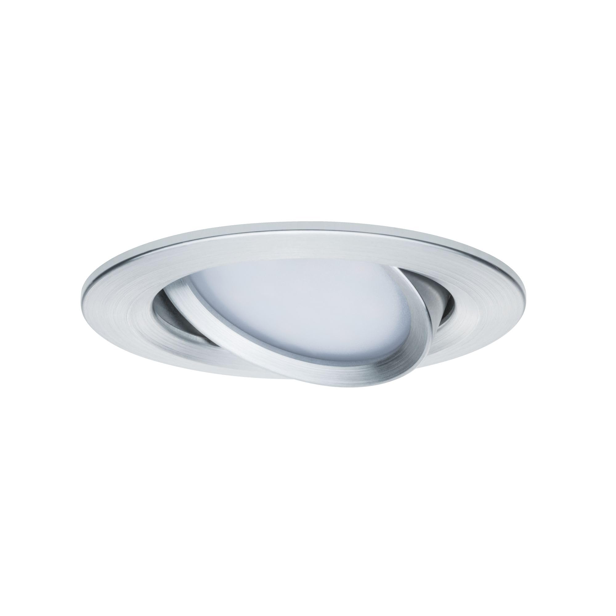 Paulmann 93679 Nova Plus LED lámpara empotrada incl. Coin luz individual orientable angular 84x84mm 50° 6W 230V regulable 2700K aluminio foco empotrado lámpara empotrada
