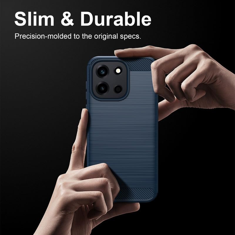 Image of Basic Case for OnePlus Nord 6 / Nord CE6 5G (Carbon Fibre Blue)
