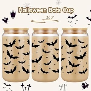 Fairysgifthalloweenbatscuphalloweenspookygiftsbatloversgothicglasscupcute16ozicedcoffeeglasstumblerboobasketstuffersgothgirlpartystuffgothicspookygiftsforwomen Urban Country Home Decor Fairys gift halloween bats cup halloween spooky gifts bat lovers gothic glass cup cute 16 oz iced coffee glass tumbler boo basket stuffers goth girl party stuff gothic spooky gifts for women urban country home decor