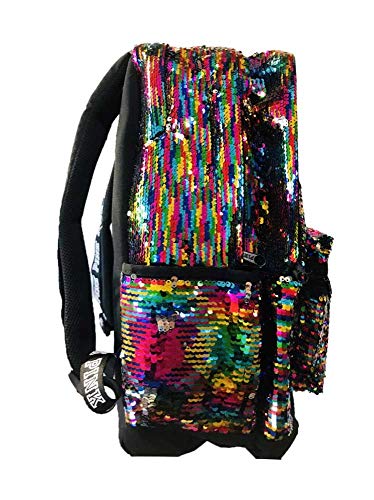 Victoria's Secret Pink Campus Backpack Multicolor Bling Fashion Show Rainbow4