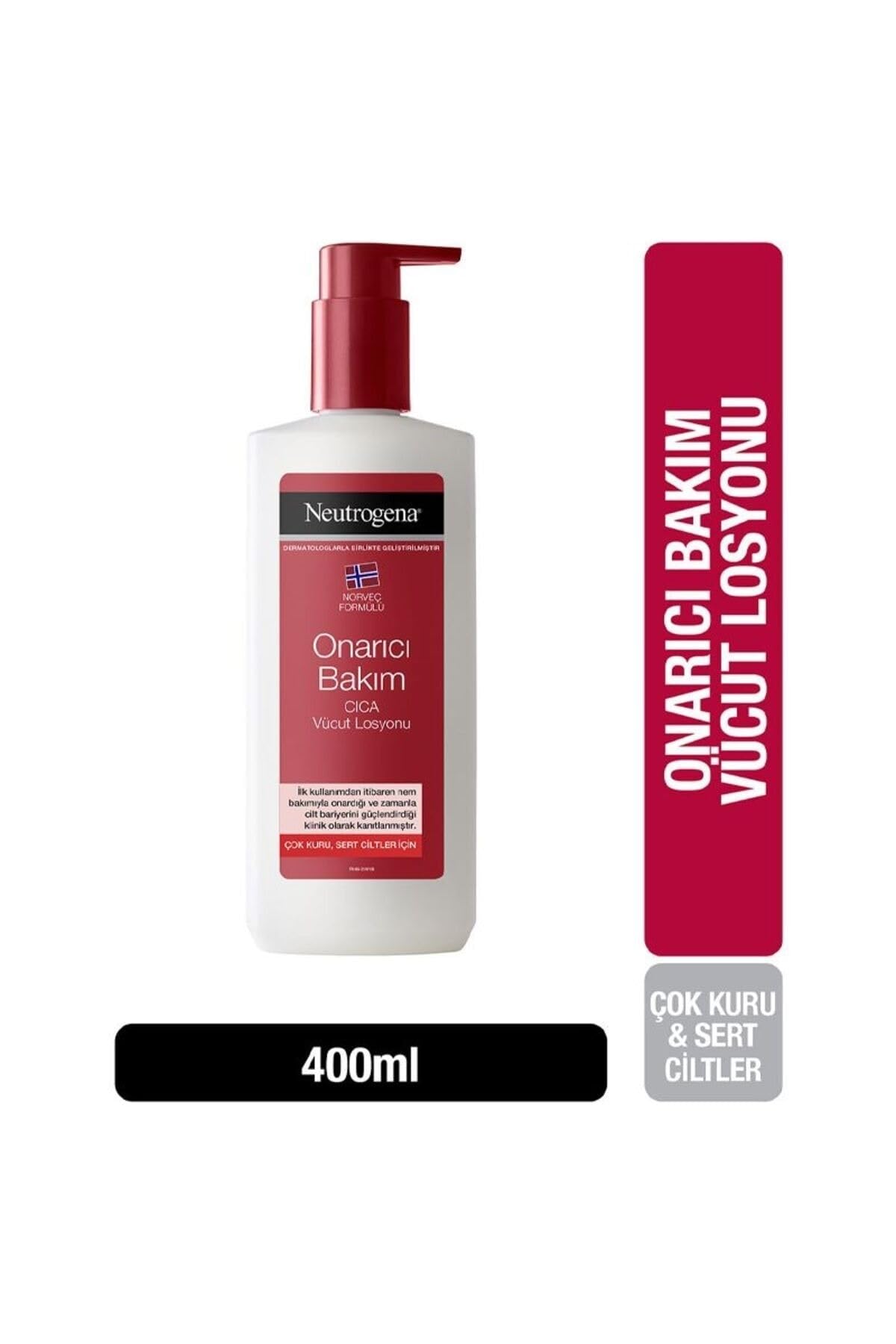 Neutrogena Onarıcı Bakım Vücut Losyonu, CICA, 400 ml