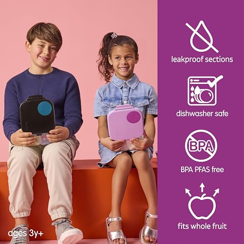 Image of b.box Mini Lunch Box, Snack Containers for Kids, Lunch Box Kids, 4.25 Cup (Sugar Plum, 1-pack)