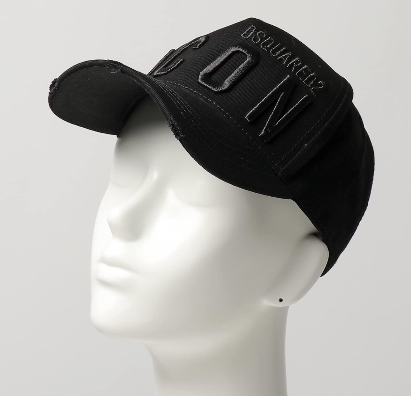 DSQUARED2 Icon Baseballcap Logo Cap Kappe Basebalkappe Hat Black
