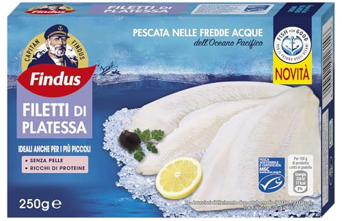 Findus Filetti Di Platessa Del Pacifico Msc, 250g (Surgelato)