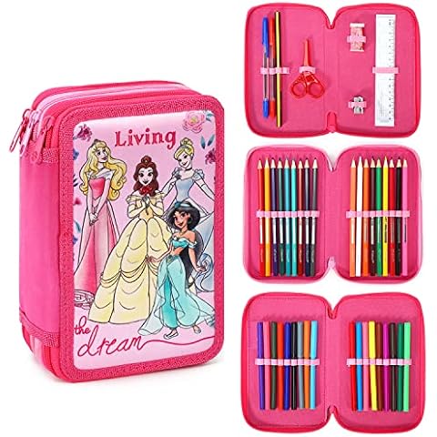 Cerdá Disney Princess Large Pencil Case Set Cover
