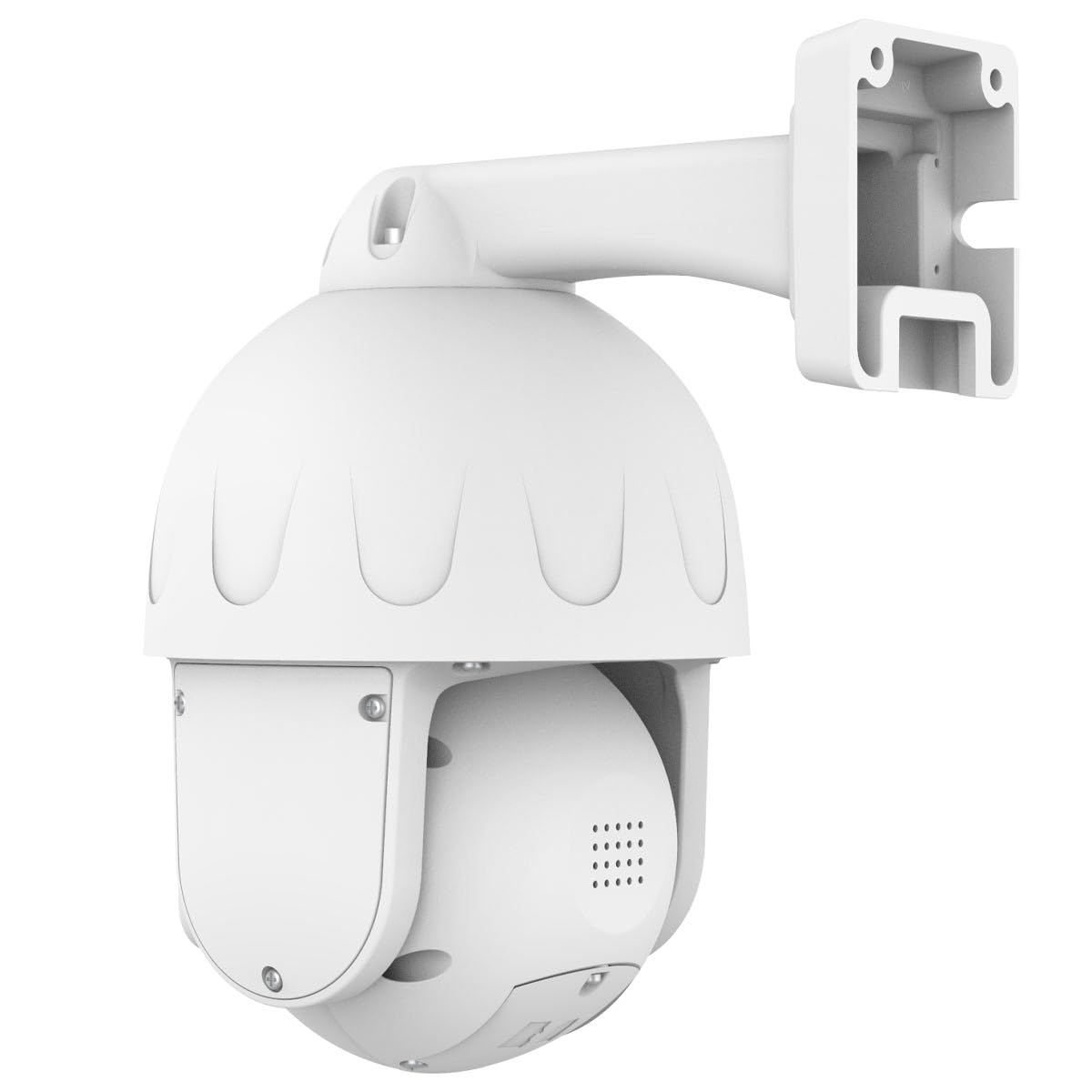 Foscam SD8EP 8MP PoE PTZ Dome - Telecamera di sorveglianza con zoom ottico 4x, qualità video UHD HDR, per interni ed esterni, rilevamento intelligente di persone e veicoli