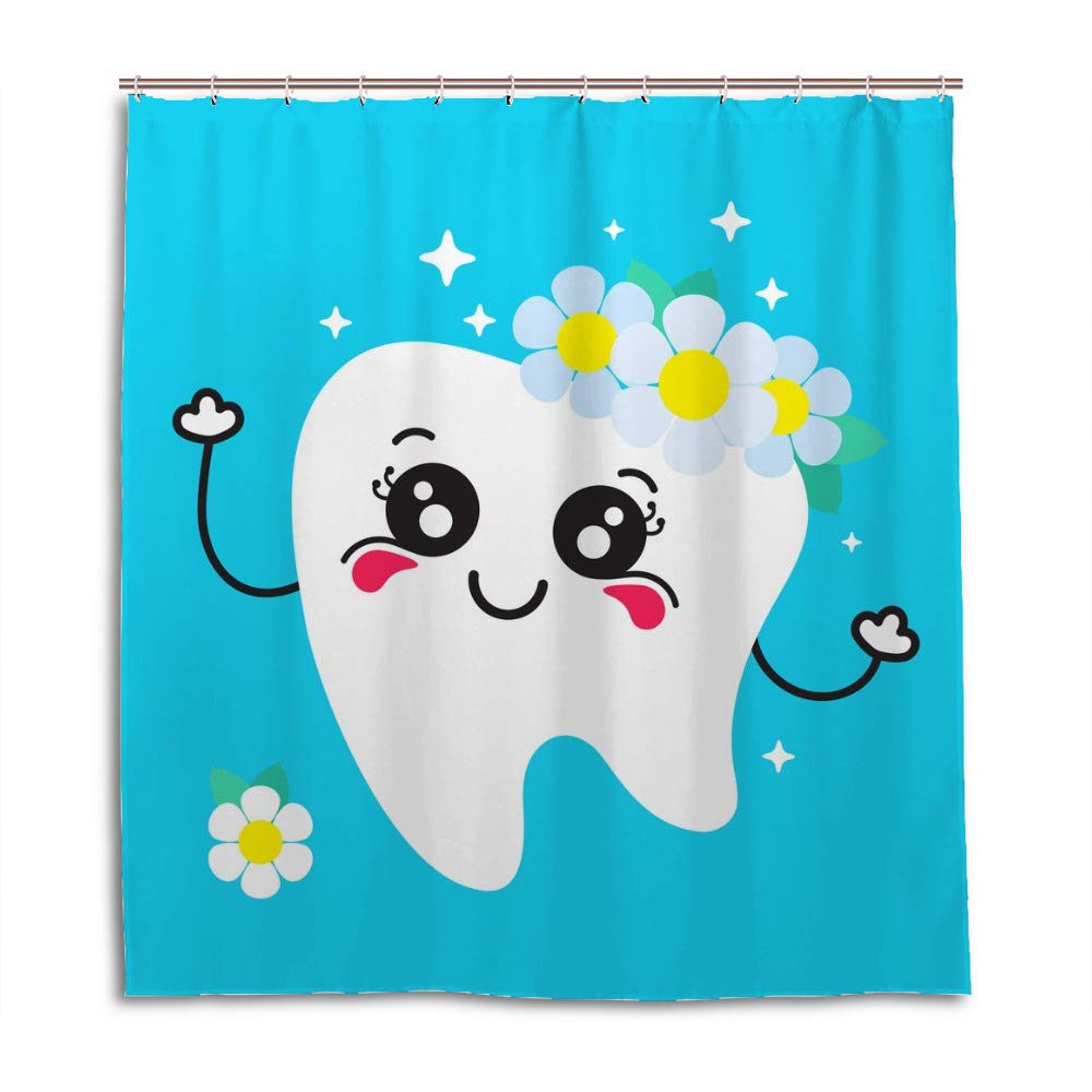 Rideau de douche blanc en polyester pour une salle de bain moderne et propre