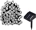Lychee® Solar Powered String Light 55ft 17m 100 LED Solar Fairy Light String For Garden,Outdoor,Home,Christmas Party Decoration (Cool White)
