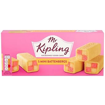 Mr Kipling Mini Battenberg Cake 5Pk By Mr. Kipling Pack of 1