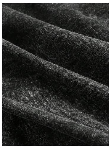 SOLY HUX Women's Plus Size Scoop Neck Denim Dress Sleeveless A Line Flowy Mini Jean Dresses4