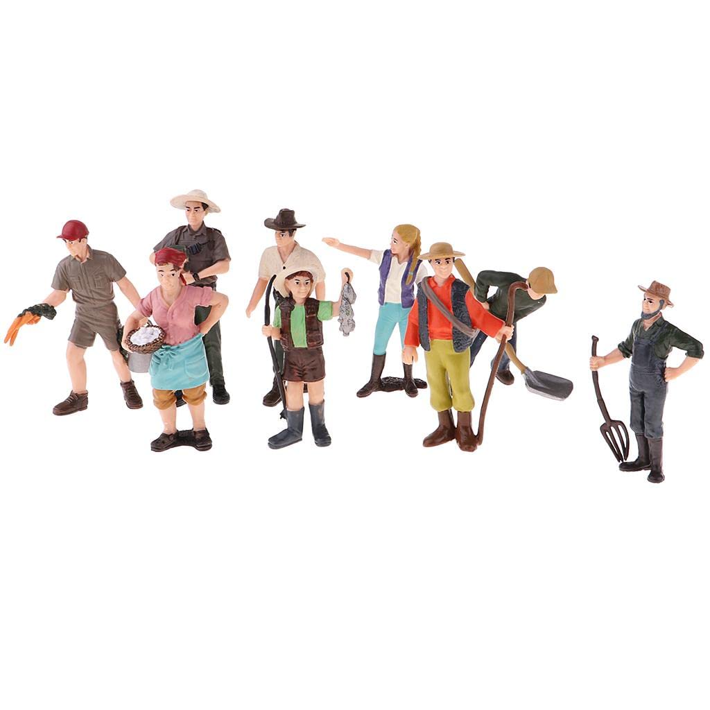 25 Pièces Ouvrier Ferroviaire 1 87 Maquette Train Figurine Plastique Accessoire Homme Modélisme HO Ensemble Miniature Complet avec Échelle Seau Conçu