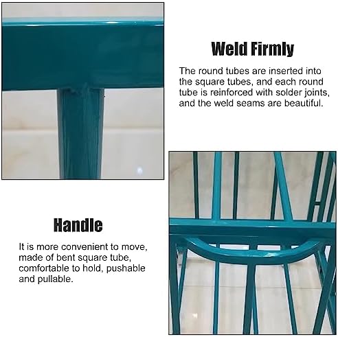 Commercial Large Ball Storage Cart with Wheels, Foldable Sports Equipment Organizer for Soccer, Basketball, School Stadiums - Heavy-Duty Rolling Ball Cage