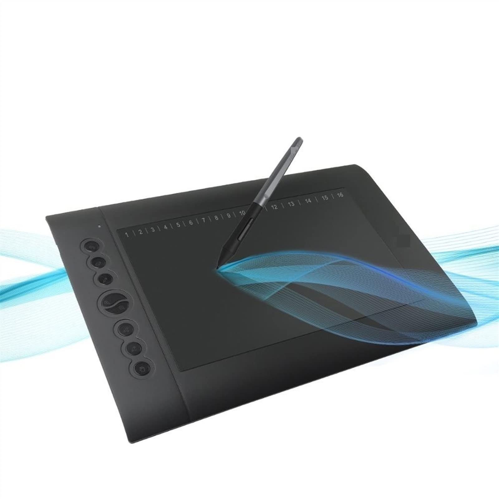 Tavolette grafiche Tavolette grafiche digitali Artist Design Tablet da Disegno Funzione di inclinazione Tavolette con Penna Senza Batteria