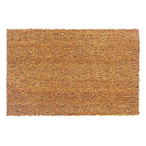 Carpido Fußmatte Kokos 50x80 cm schnittfest - 24mm Kokosmatte Natur, antibakteriell und extrem...