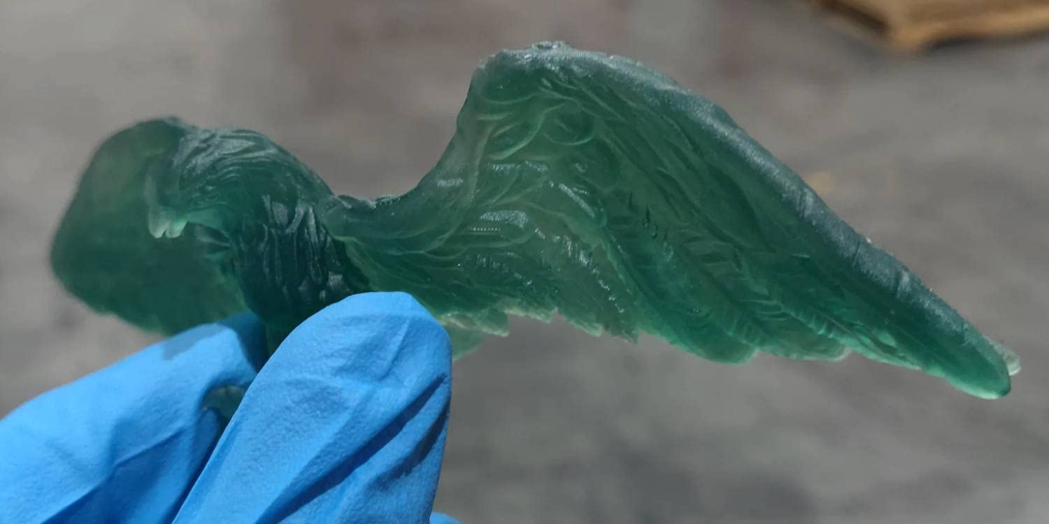 review Water Washable Resin Durable Non-Brittle Low Odor 3D Printer Resin Optimized for Mono LCD Made in The USA 405nm Photopolymer Resin for LCD 3D Printing 1L (Green)