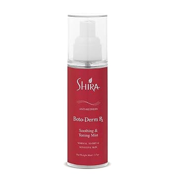 Shira Boto-Derm Rx Soothing & Toning Mist- Provides Nourished and Hydrated Skin Reduces Redness and Balances Skins PH for Normal to Dry Skin2.7 oz
