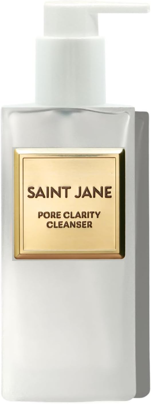 SAINT JANE Pore Clarity Cleanser | Hyaluronic + Flower Acid Cleanser | Luxury, Floral-Infused, Clean Skincare (4oz |120ml)