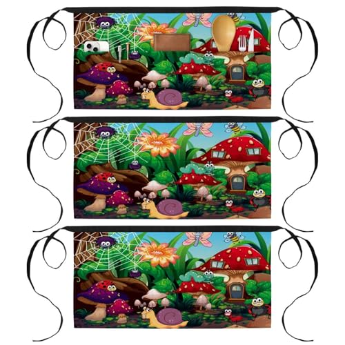 Demi-tablier pour cuisine et nettoyage de la maison pour ranger vos ustensiles