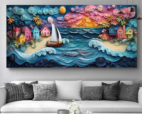Kit Peinture Diamant Débutant 40x80cm pour calmer l'anxiété et retrouver la concentration à la maison