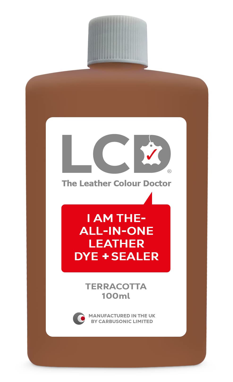 LCD All-in-One Leather dye & Sealer - Repair & Restore Paint, Permanent Colour for Sofas, Shoes, Handbags, Clothing, self Sealing 100ml by The Leather Colour Doctor (Grey) — view 21