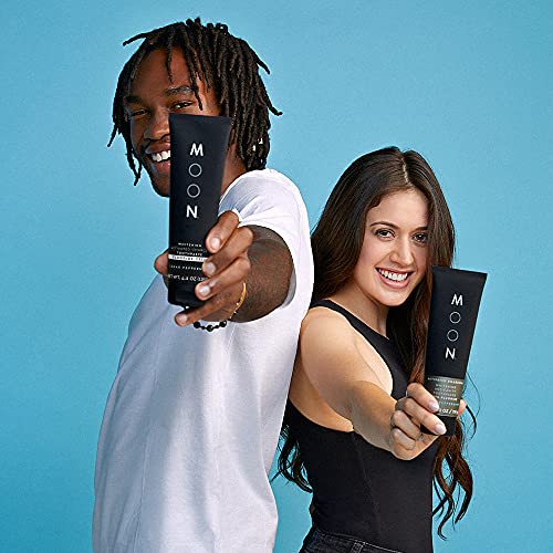 Moon Charcoal Whitening Stain Removal Toothpaste, Fluoride-Free, Lunar Peppermint Flavor For Fresh Breath, For Adults 4.2Oz #TOP6