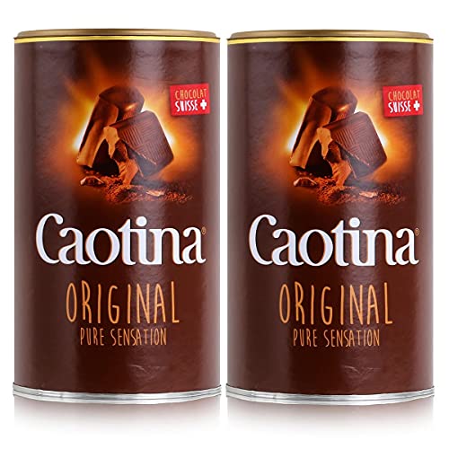 Caotina pure sensation Schokoladengenuß, Swiss Premium Chocolate Drink - 500gr - 2x