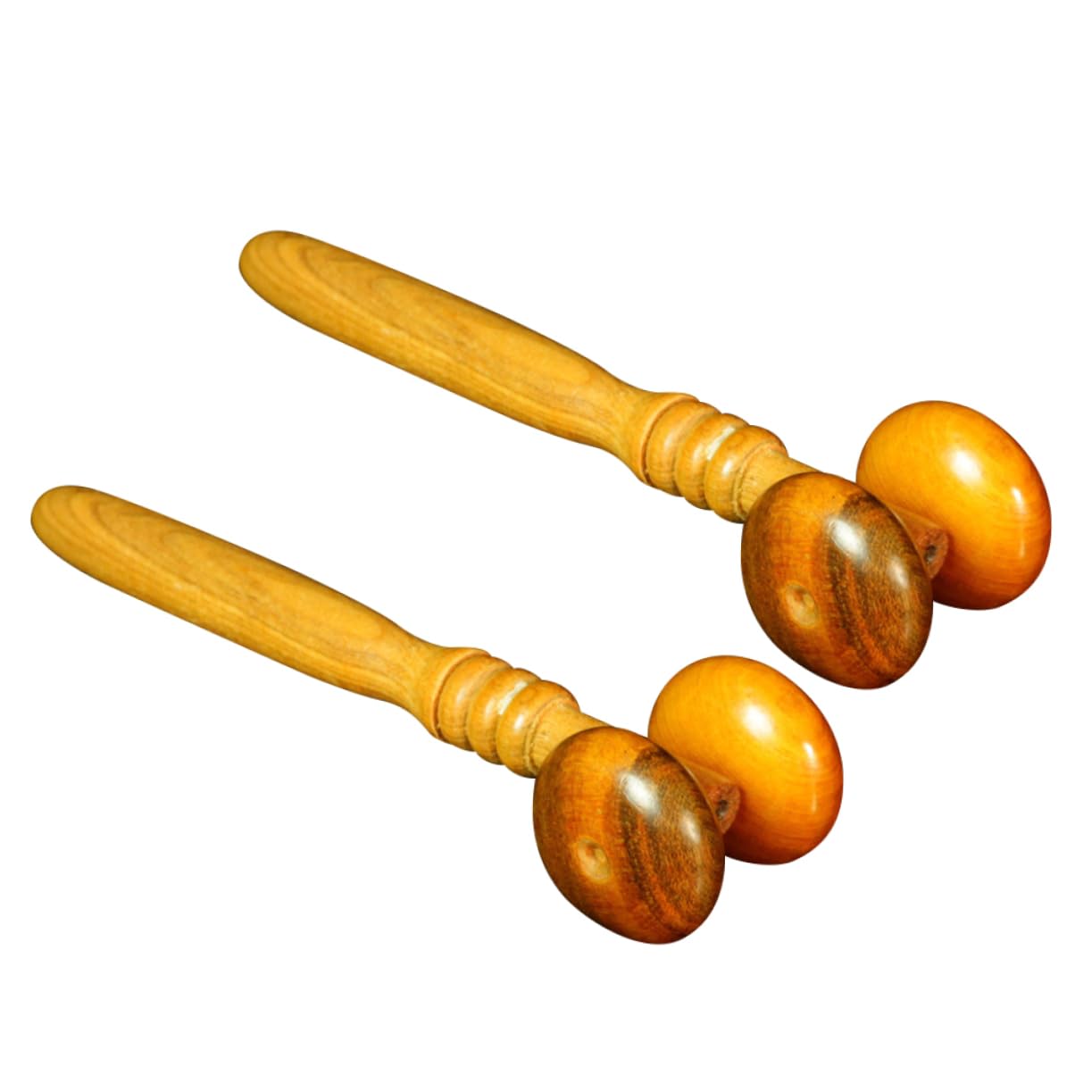 12piezas Rodillo De Masaje De Madera Para Relajar y Aliviar Dolores Masajeador De Cuerpo Completo Rueda De Masaje Para Hombres y Mujeres Para Promover La Circulación y La Fatiga