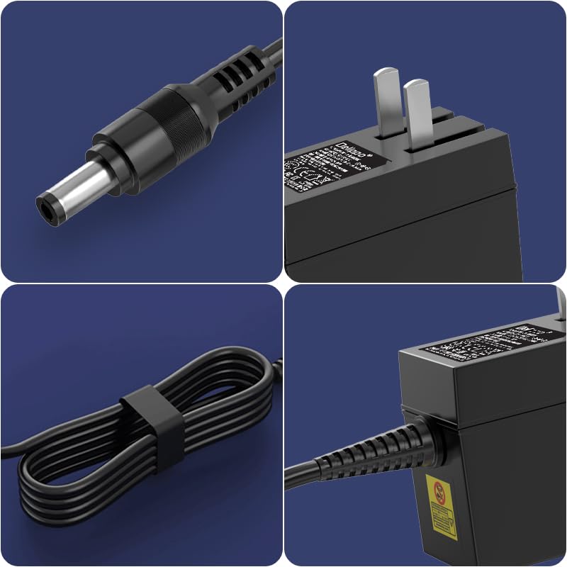 Delippo 5V 2A Power Supply 2000mA 5V AC Adapter 100-240V 50-60Hz AC to DC 5 Volt 2Amp Power Adapter 5V Transformer with 5.5mm x 2.5mm DC Outlet Plug