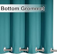 Vista 159 de NICETOWN Cortinas grises para exteriores para patio, impermeables, 2 paneles, resistentes al viento, a prueba de óxido, ojales superiores e