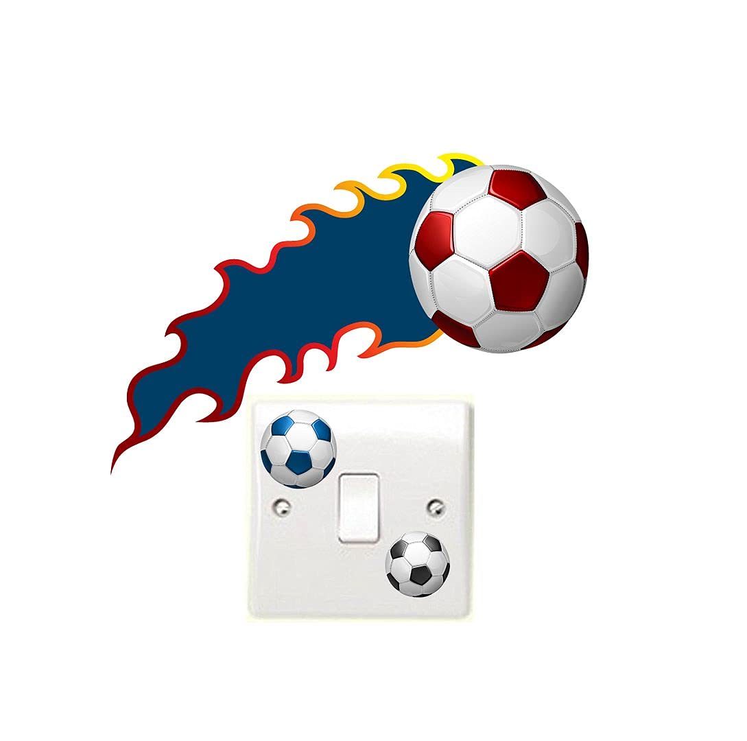 Stickers On Your Wall Light Footballs Switch Wall Stickers Bedroom Playroom Perfect For Any Themed Room