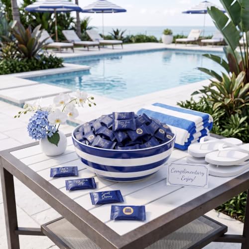 220ct Hotel Butter Mints | Individually Wrapped Hospitality Mints 4 Assorted Designs | Pillow Mints Bulk | Welcome Buttermints for Hotel Rooms & Airbnb (Bulk) — view 6