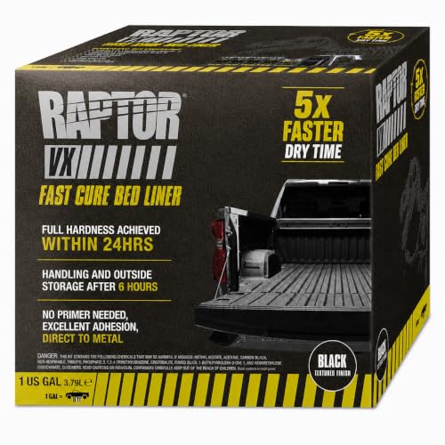 Image of RAPTOR VX Fast Cure Spray & Roll-On Truck Bed Liner Kit, 4 Quarts