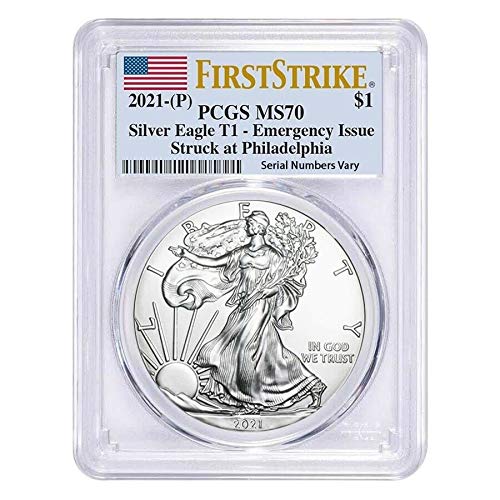 2021 American Silver Eagle Emergency Release MS-70 First Strike...