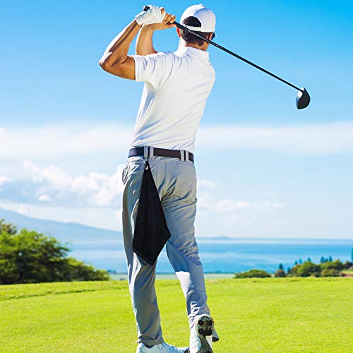 3-Piezas-Toallas-de-Golf-de-Microfibra-con-Clip-Toalla-de-Limpieza-de-Golf-para-Golf-Acampada-Yoga-Gimnasio-Negro-Gris-Azul