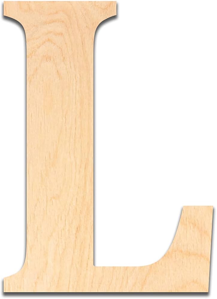Wooden Letter Store 4 Inch L - Cut from Baltic Birch Plywood, This