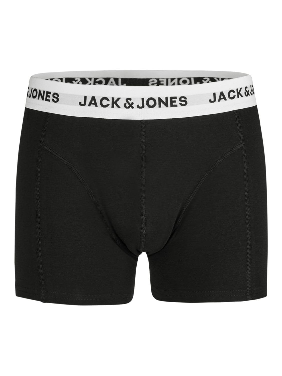 JACK & JONES Boxer da uomo, confezione da 10 pezzi, in cotone, basic trunks jacanton, biancheria intima retrò, pantaloncini elasticizzati, colore nero, bianco, S, M, L, XL, XXL, 3XL