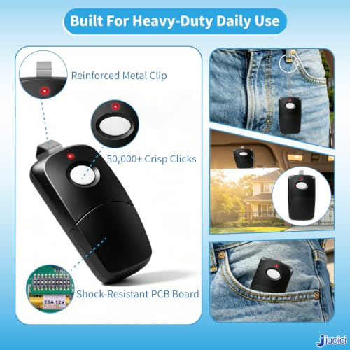 Image of Upgraded for Linear 3089 308911 Multicode Gate Opener Clicker Remote, 2PK