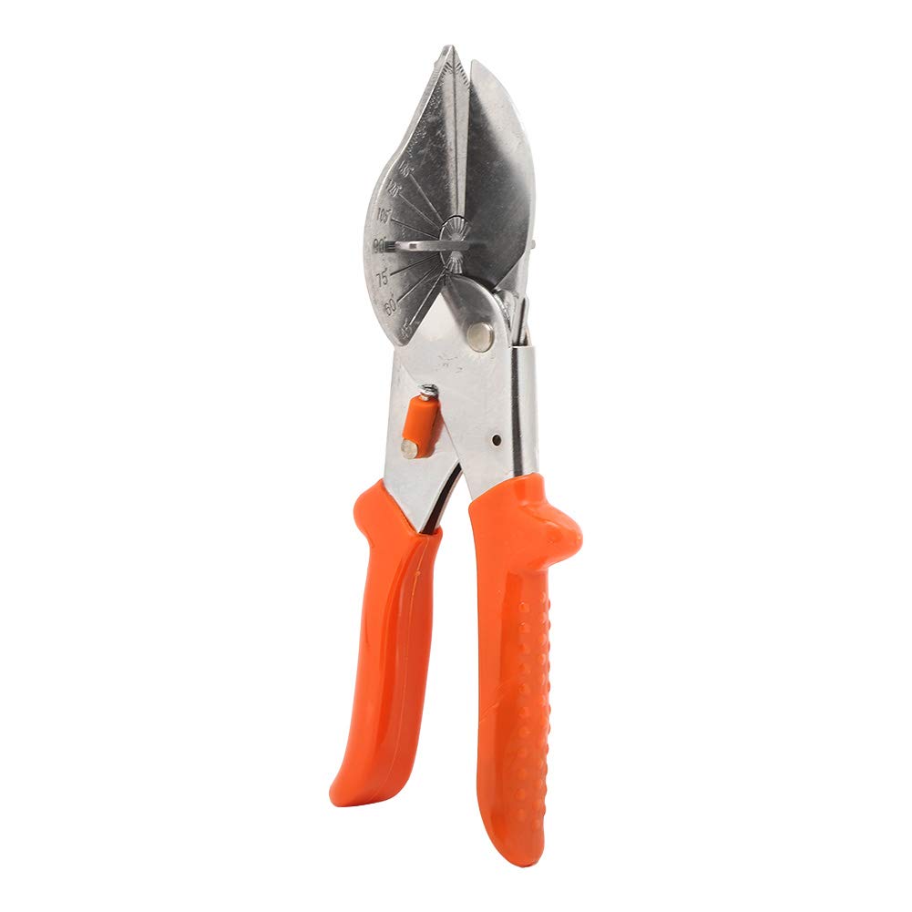 Angle Scissors Portable Handheld 45 Steel Blade PVC Pipe Wire Cutter Shear for Various Materials