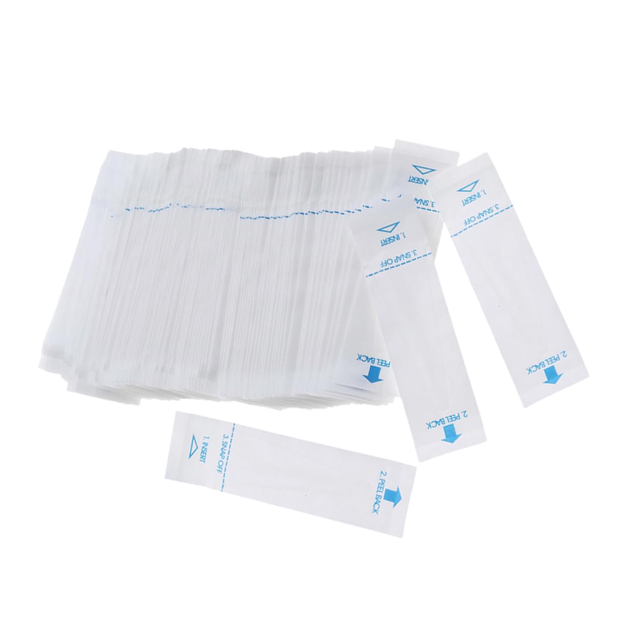 500 Stck Thermometer Schutzfolien aus Papier Hygienische Sondenhüllen für Digitale Fieberthermometer Schützende Einmalhüllen für Orale Rektale Messungen Geeignet für Haustiere