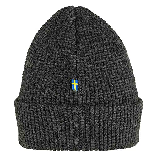 Fjällräven Unisex Tab Hat Beanie-Mütze, Dark Grey, Einheitsgröße EU
