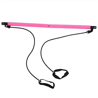 Multi Functional Yoga Pull Rod Chest Expanding Fitness Workout Pilates Bar Flexible Long Resistance Band Arm Strength Training Gym Stick Chest Expanding Exercise Pilates (Pilates bar)