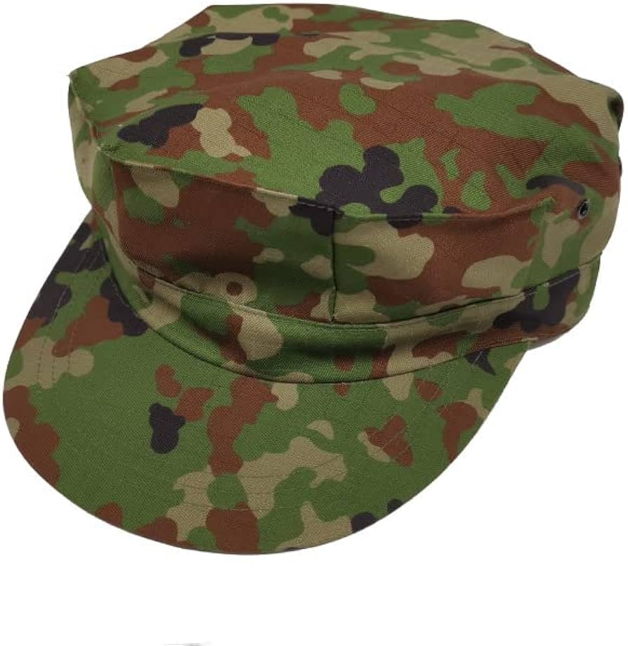 Amazon | 陸上自衛隊 迷彩 八角帽 リップストップ 0号 | タクティカル