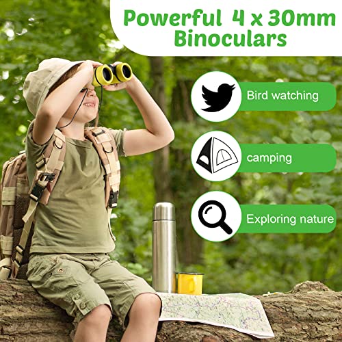 Binoculares compactos para niños 18 pack, 4x30 mm miniatura 5