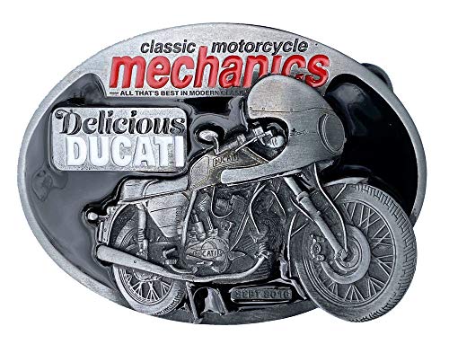 Boucle de ceinture Ducati classique pour mécanicien de moto avec boîte de présentation Cover