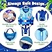 Welebar Kids Swim Vest, Toddler Floaties with Adjustable Safety Strap Swimming Aids Child Float Swimsuit for Boys and Girls Age 2-10 Years Old/22-88lbs