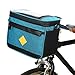 HSGAV Sacoche De Guidon De Vélo Etanche,Refroidisseur Thermique Boîte De Rangement Avant pour Vélo,Vélo Cadre Sac avec écran Tactile Sac De Taille pour Randonnée Route VTT(Color:Bleu)