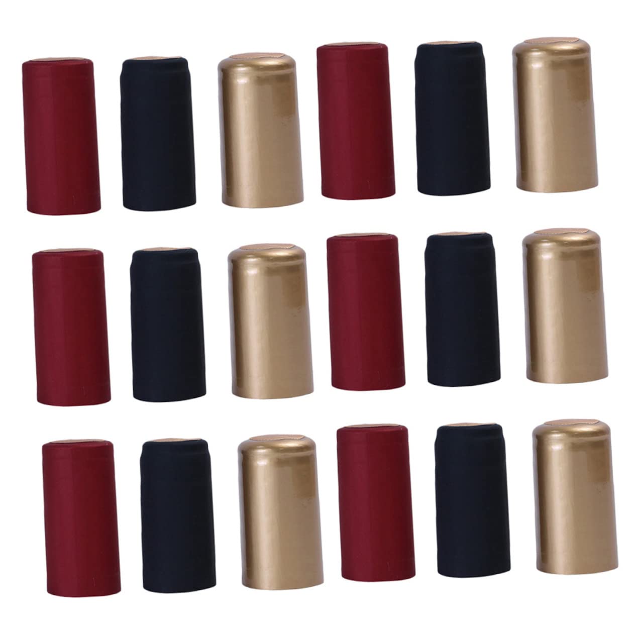 Mikinona Red Wine Bottle Heat Shrink Cap 150pcs Wine Heat Shrinkable Cap Bottle Shrink Wrap