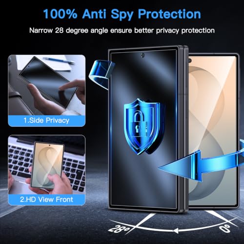 Image of Uyiton for Samsung Galaxy Z Fold 8 Matte Privacy Screen Protector - 2 Pack